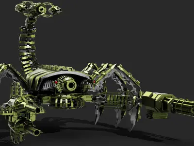 Robot Scorpion 3D model purchase