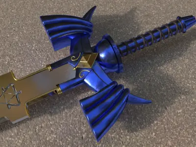 Master Sword Low-poly 3D model purchase