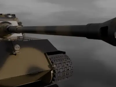 Tiger II 3D model