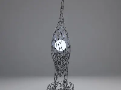 birdlampshade Free 3D model