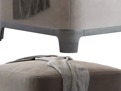 Keaton Ottoman 3D model