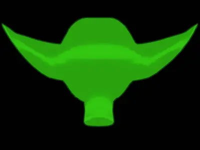 Godlin head Low-poly 3D model