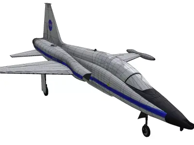 Northrop T-38 Talon Low-poly 3D model purchase