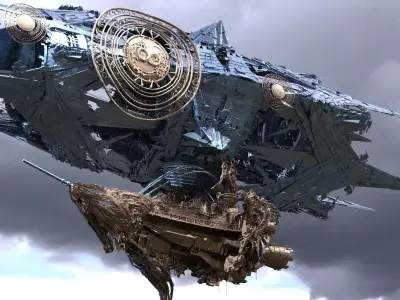 Dr Strange Ship 4 3D model