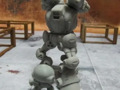 CHIBI-TECH SD - PLS-VII GUNPOD     3D print model