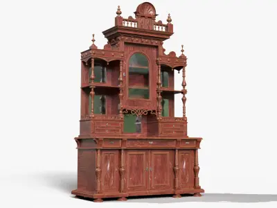 Antique Cupboard 3D model