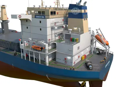 Bulk carrier  3D model