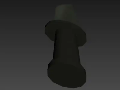 Knife model Low-poly 3D model