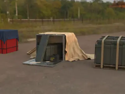 loot crates 3D model