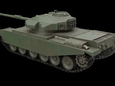 Centurion Mk3 Tank Low-poly 3D model