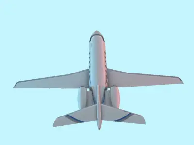 Air plane Free low-poly 3D model