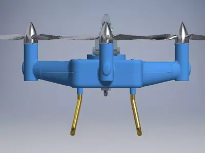 HSDrone 3d model 3D model