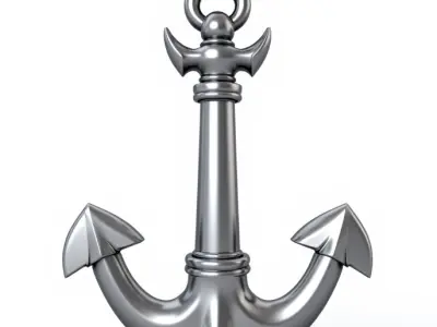 anchor 3D print model