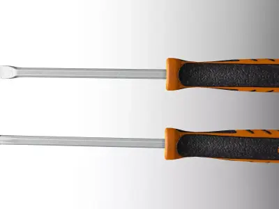 Chaves de Fenda e Philips - Screwdriver Low-poly 3D model