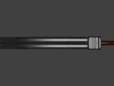 game ready double barrel shotgun Low-poly 3D model