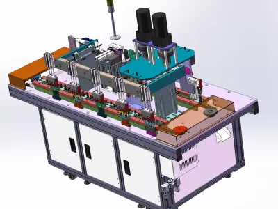 Automatic oil plug assembly machine 3D model