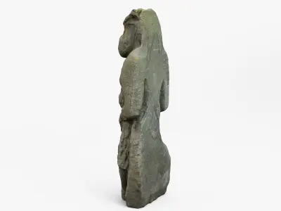 Ancient statue 3D Free 3D model