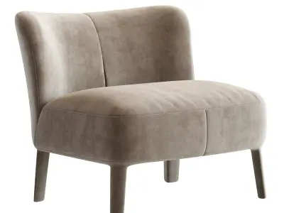 Febo Low Armchair 3D model