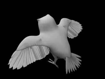 owl 3d model 3D model