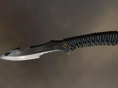 knife 2 Low-poly 3D model