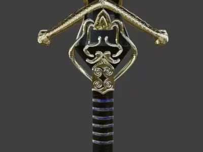 Sword Knot Low-poly 3D model