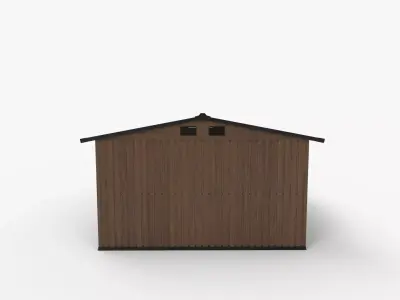 Falcon garden shed 3D model