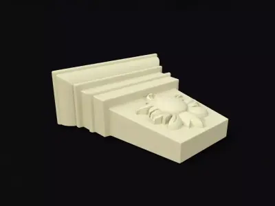 pilaster sculpture 3D model