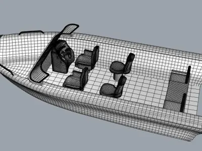 Sailing Boat 3D model