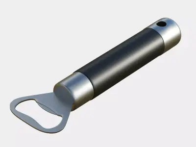 Bottle Opener Low-poly 3D model