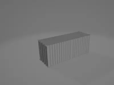 20 Foot Container Free 3D print model