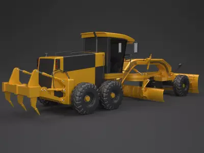 Generic Motor Grader 3D model