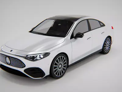 Mercedes-AMG CLA EV 2025 Low-poly 3D model