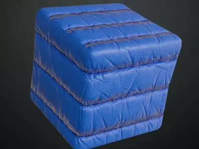 Realistic Sci Fi Padded Fabric PBR Seamless Texture buy