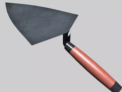 Trowel Low-poly 3D model