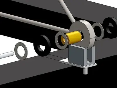 Pin Jointed Framework 3D model