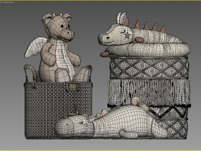 Kids Room Decor 164 3D model