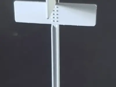 H0 scale Roadsigns vintage 3D print model