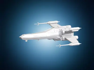 X-Wing Starfighter 3D Print Model 3D print model
