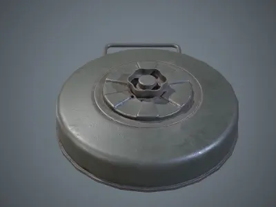Mine German WW2 Low-poly 3D model