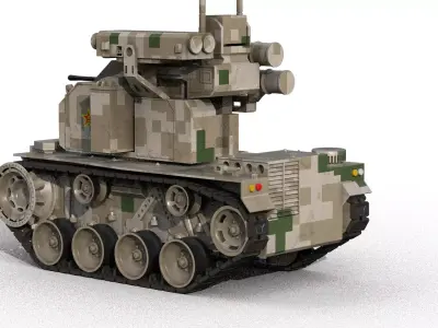 CHN ZRY222 UGV 3D model