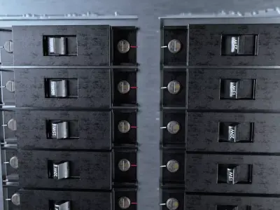 Electrical Panel Low-poly 3D model buy