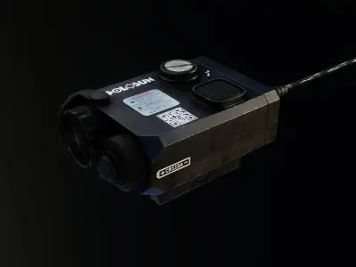 Holosun LS321G Dual Laser Sight Low-poly 3D model