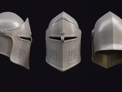 Iron Helmet 10 HP 3D print model