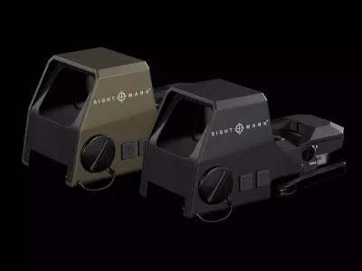 Sightmark Ultra Shot R-SPEC Reflex Sight  Low-poly 3D model