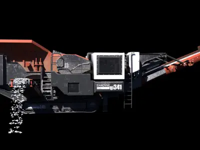 Stone Crusher  SandVik 3D model