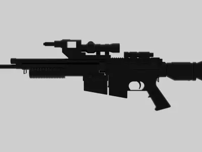 A280 Blaster Rifle 3D model