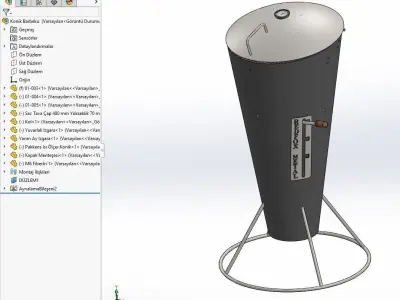 CONICAL BBQ 3D model