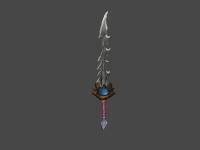Zeloeman Sword A 40 Low-poly 3D model