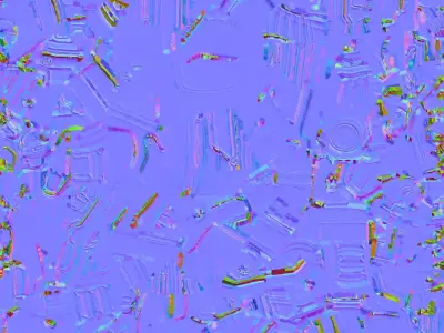 Futuristic Pistol 3D model order