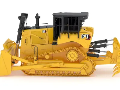 Medium Dozers D7 3D model
